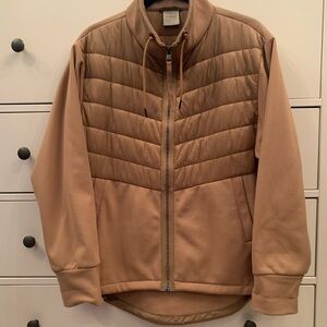 Varley Balfern jacket.  Tan color.  Size Large